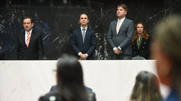 Membros da Diretoria da Ampcon prestigiam homenagem aos 90 anos do TCE-MG